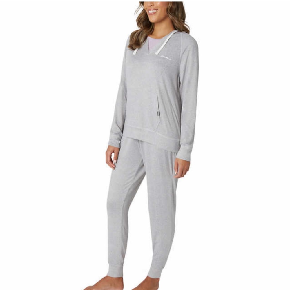 Eddie Bauer Women’s 3- piece Hacci lounge set (Large)